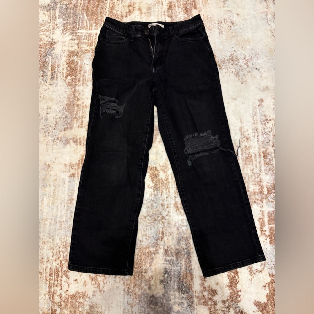 SO juniors high rise straight leg jean size 9